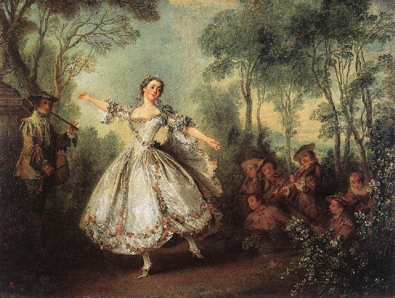 Nicolas Lancret Mademoiselle de Camargo Dancing Germany oil painting art